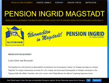 Tablet Screenshot of pension-ingrid-magstadt.de